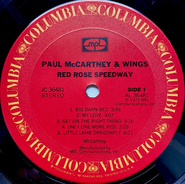 Paul McCartney & Wings* : Red Rose Speedway (LP, Album, RE)
