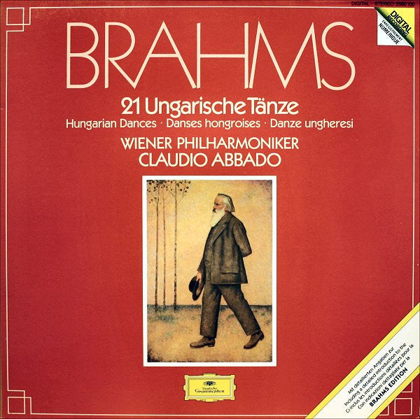 Brahms* - Wiener Philharmoniker, Claudio Abbado : 21 Ungarische Tänze (LP, Gat)
