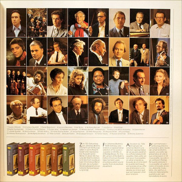 Brahms* - Wiener Philharmoniker, Claudio Abbado : 21 Ungarische Tänze (LP, Gat)