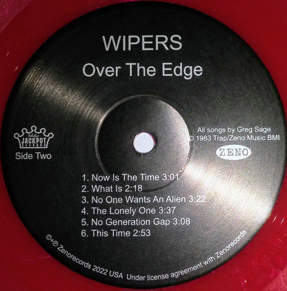 Wipers : Over The Edge (LP, Album, RE, RM, Mag + LP, S/Sided, Etch, Pin + )