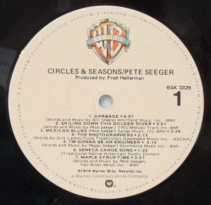 Pete Seeger : Circles & Seasons (LP, Album)