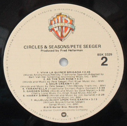 Pete Seeger : Circles & Seasons (LP, Album)