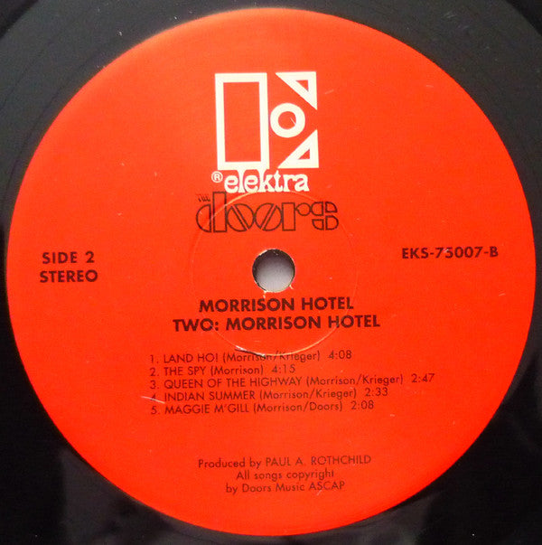 The Doors : Morrison Hotel (LP, Album, RE, 180)