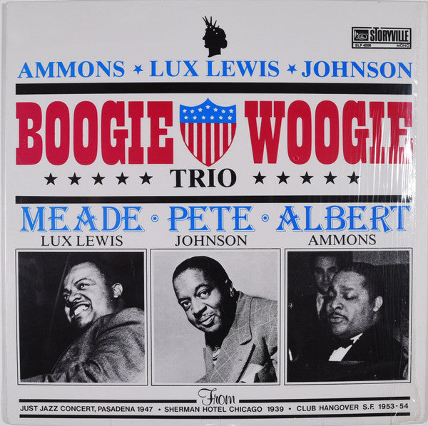 Albert Ammons & Meade Lux Lewis* & Pete Johnson : Boogie Woogie Trio (LP, Comp, Mono, Ter)