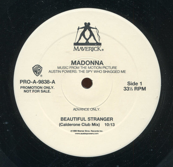 Madonna : Beautiful Stranger (12", Advance, Promo)