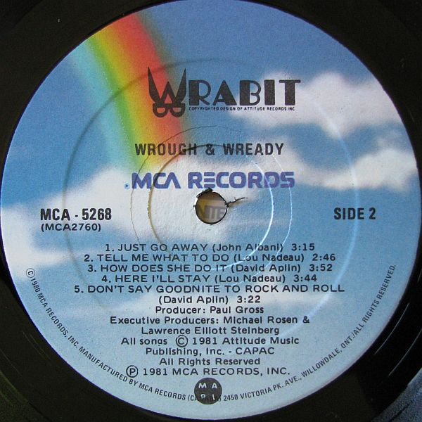 Wrabit : Wrough & Wready (LP, Album)