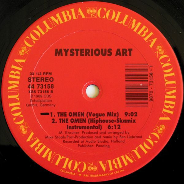 Mysterious Art : The Omen (12")