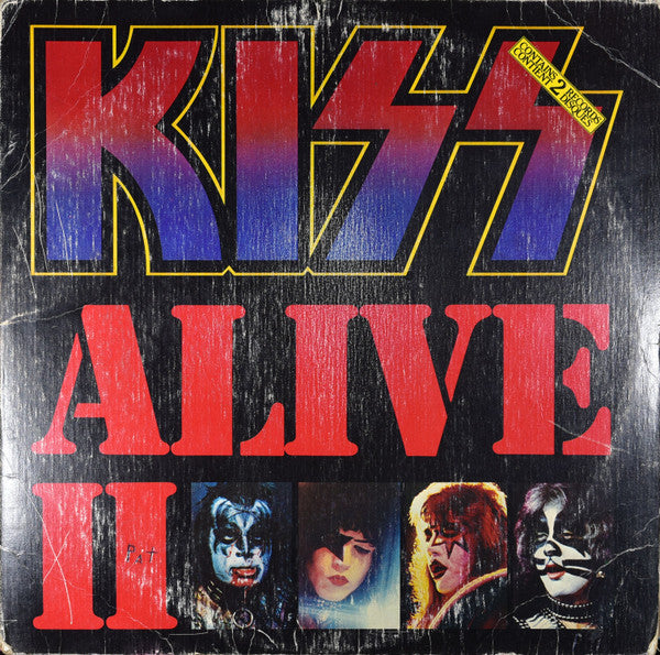 Kiss : Alive II (2xLP, Album, RE)