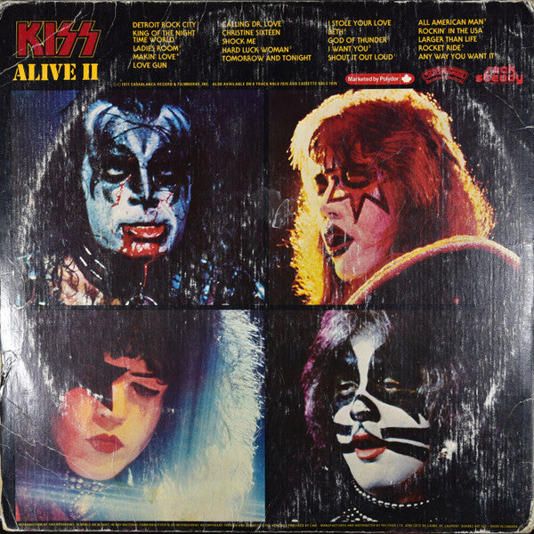 Kiss : Alive II (2xLP, Album, RE)