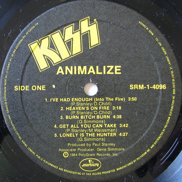 Kiss : Animalize (LP, Album)