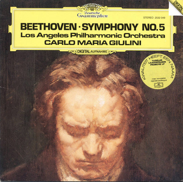 Beethoven* – Los Angeles Philharmonic Orchestra, Carlo Maria Giulini : Symphony No. 5 (LP)