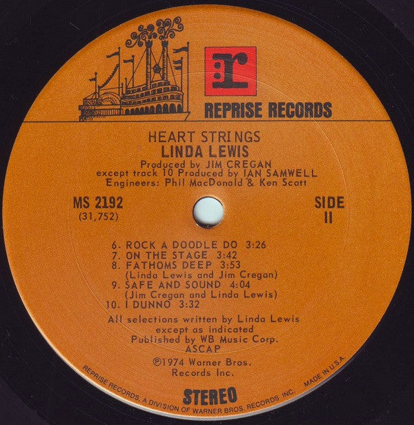 Linda Lewis : Heart Strings (LP, Comp, San)