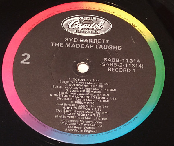 Syd Barrett : The Madcap Laughs / Barrett (LP, RE + LP, RE + Comp, Gat)