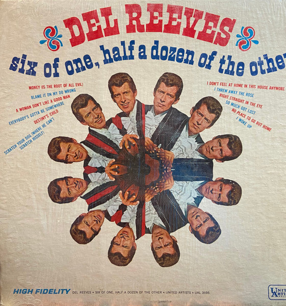 Del Reeves : Six Of One, Half A Dozen Of The Other (LP, Mono, Promo, WLP)
