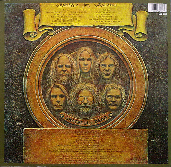 Grateful Dead* : Blues For Allah (LP, Album, RE)