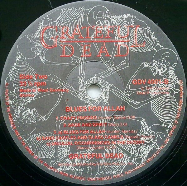 Grateful Dead* : Blues For Allah (LP, Album, RE)