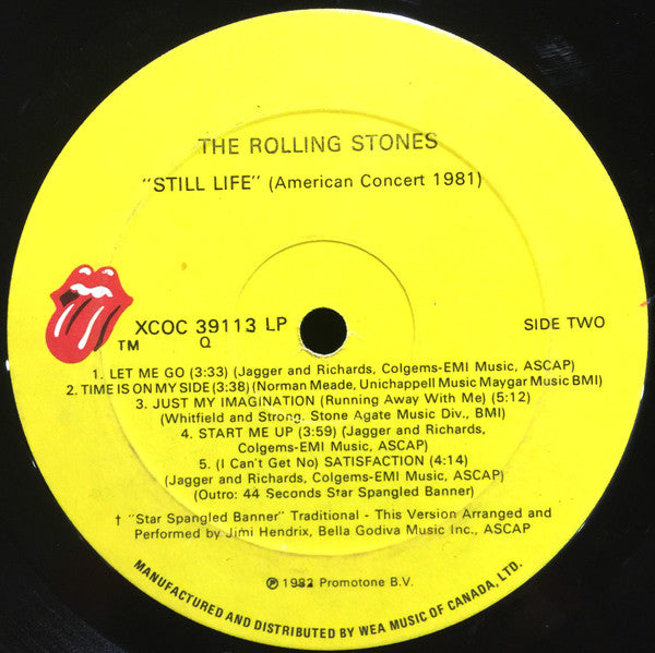 Rolling Stones* : Still Life (American Concert 1981) (LP, Album)