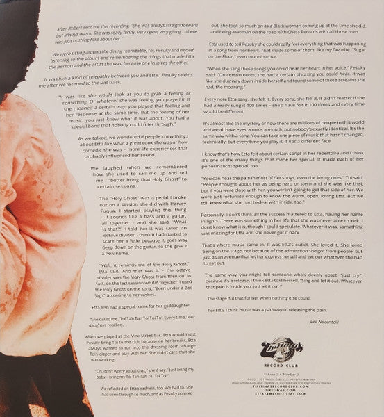 Etta James : Your Good Thing - Live At Tipitina's (LP, Club, Ltd, 180)