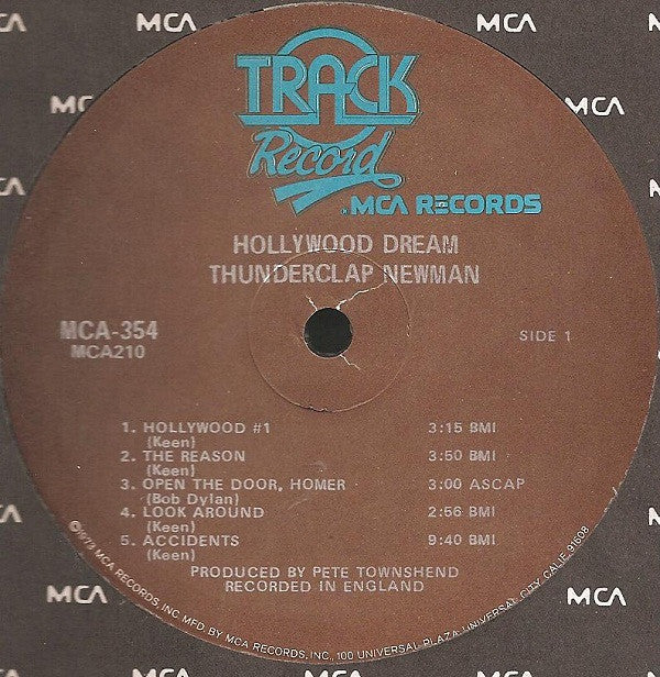 Thunderclap Newman : Hollywood Dream (LP, Album, RE, Glo)