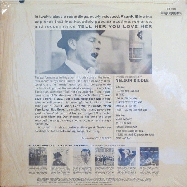 Frank Sinatra : Tell Her You Love Her (LP, Comp, Duo)
