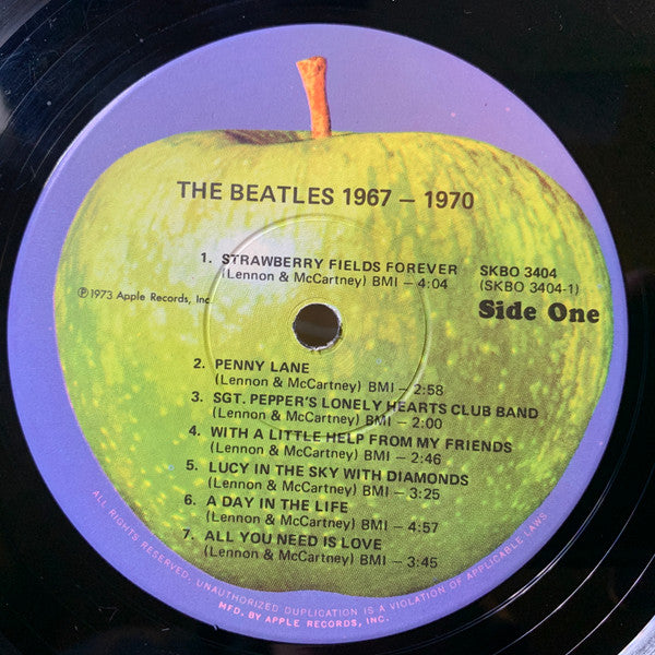 The Beatles : 1967-1970 (2xLP, Comp, Win)