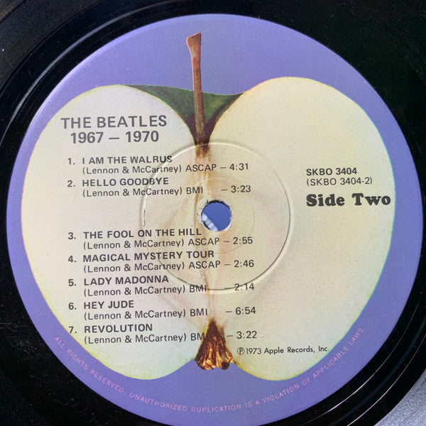 The Beatles : 1967-1970 (2xLP, Comp, Win)