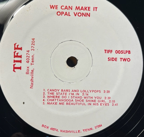 Opal Vonn : We Can Make It (LP)