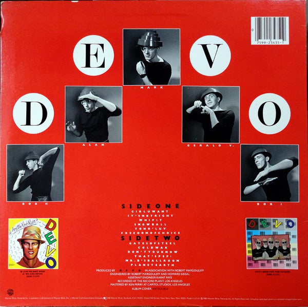 Devo : Freedom Of Choice (LP, Album, Win)