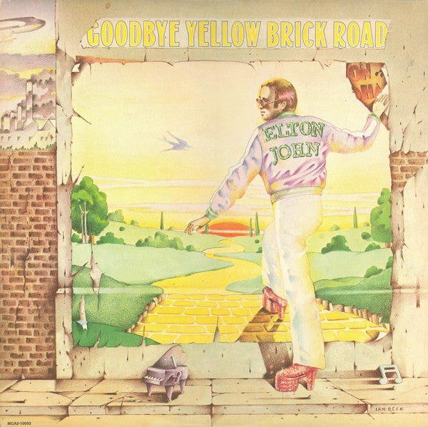 Elton John : Goodbye Yellow Brick Road (2xLP, Album, Pin)