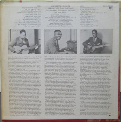 Leroy Carr : Blues Before Sunrise (LP, Comp, Mono, RE)