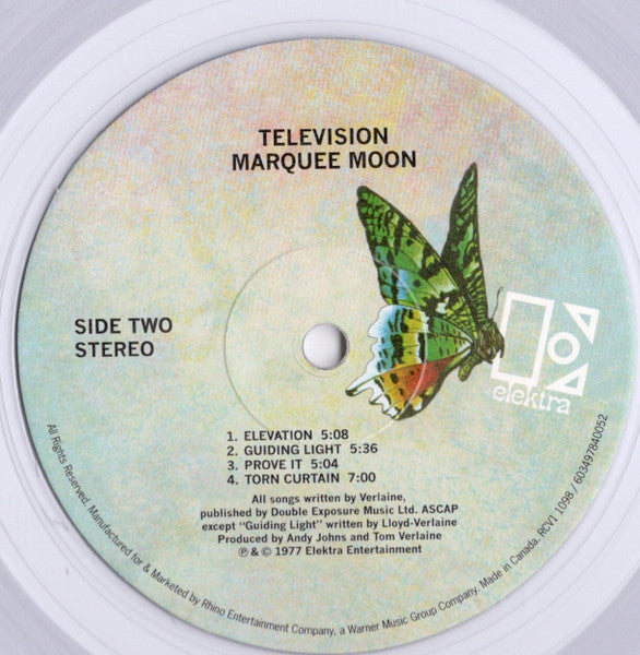 Television : Marquee Moon (LP, Album, Ltd, RE, Ult)