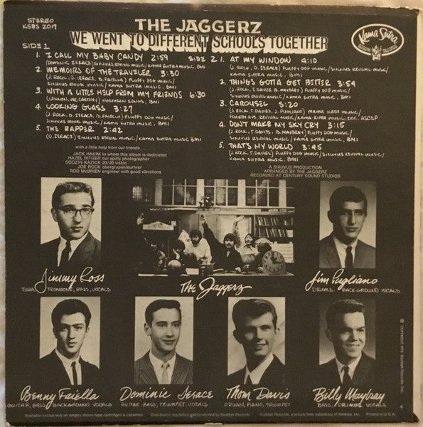 The Jaggerz : We Went To Different Schools Together (LP, Album, Ame)