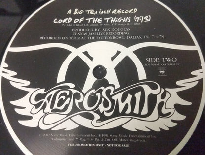 Aerosmith : A Big Ten Inch Record (10", Promo)