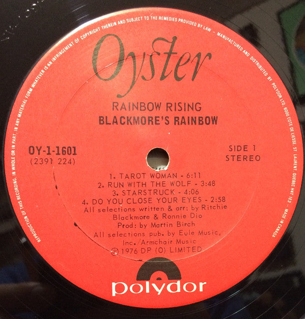 Rainbow : Rising (LP, Album, Gat)