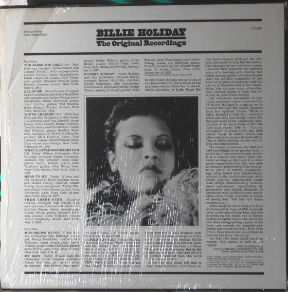 Billie Holiday : The Original Recordings (LP, Comp, Mono, Pit)