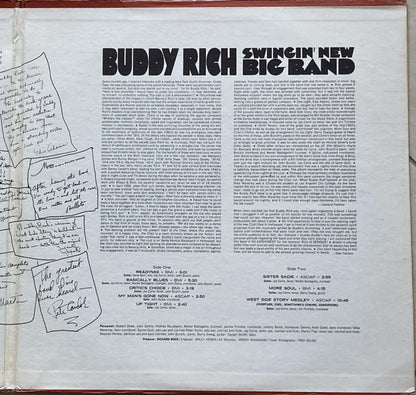 Buddy Rich : Swingin' New Big Band (LP, Album, Mono, Gat)