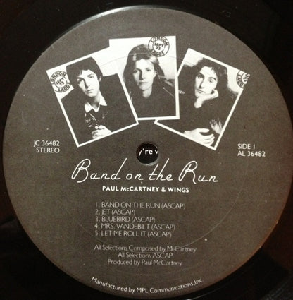 Paul McCartney & Wings* : Band On The Run (LP, Album, RE)