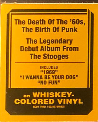The Stooges : The Stooges (LP, Ltd, RE, Whi)
