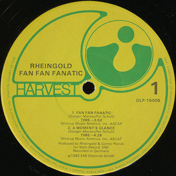 Rheingold : Fan Fan Fanatic (12", MiniAlbum)