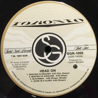Toronto (4) : Head On (LP, Album)