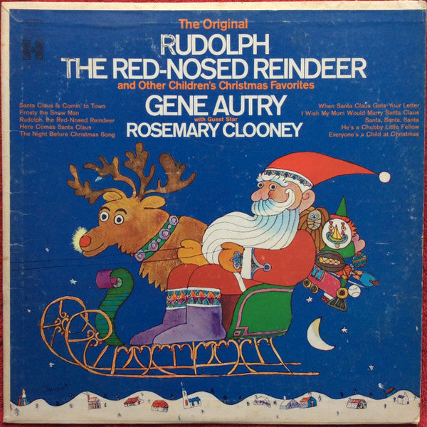 Gene Autry : The Original Rudolph The Red-Nosed Reindeer And Other Children's Christmas Favorites (LP, Rec)