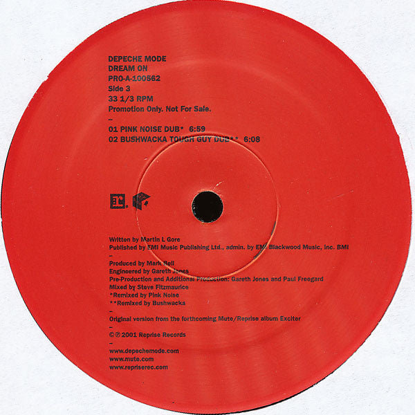 Depeche Mode : Dream On (2x12", Promo)