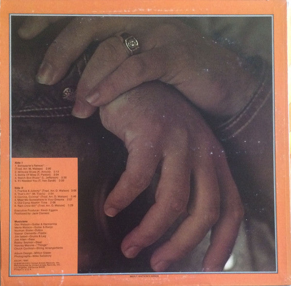 Doc & Merle Watson : Then And Now (LP, Album)