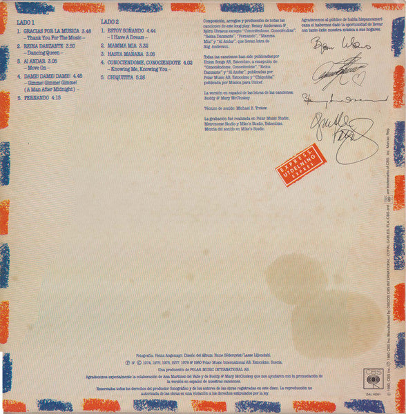 ABBA : Gracias Por La Musica (LP, Album)