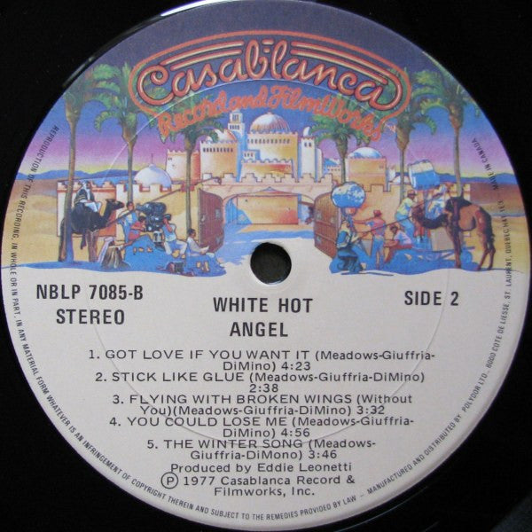 Angel (24) : White Hot (LP, Album)