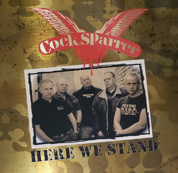 Cock Sparrer : Here We Stand (LP, Album, RE, RM, 180)
