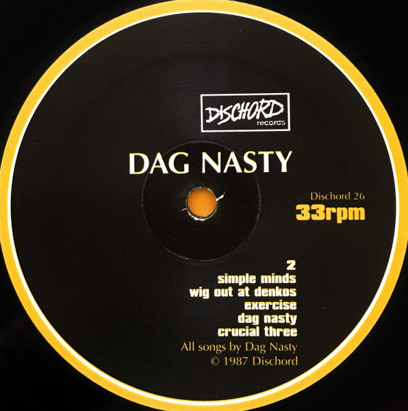 Dag Nasty : Wig Out At Denkos (LP, Album, RM, RP)
