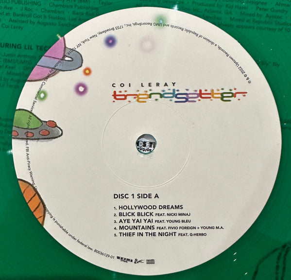 Coi Leray : Trendsetter (2xLP, Album, Ltd, Gre)