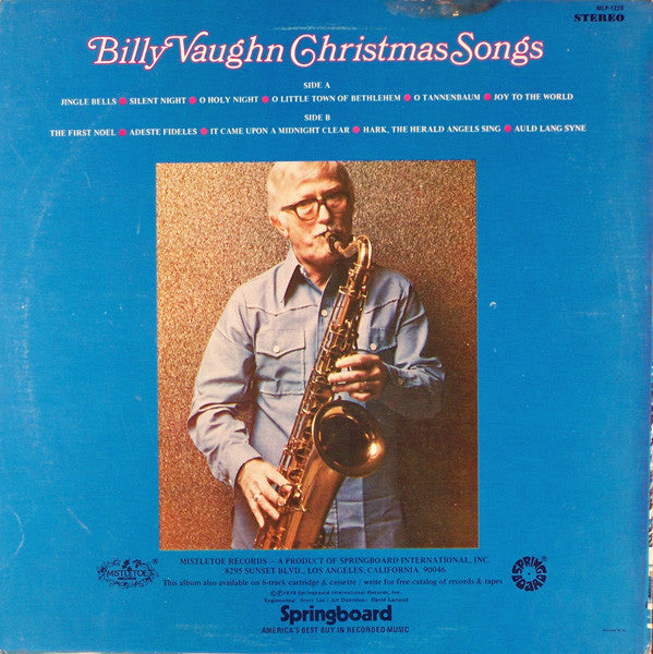 Billy Vaughn : Christmas Songs (LP, Album)