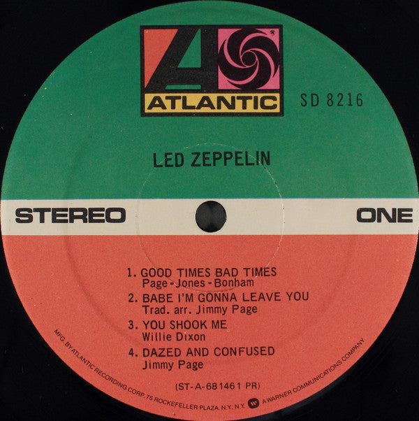 Led Zeppelin : Led Zeppelin (LP, Album, RE, PR )